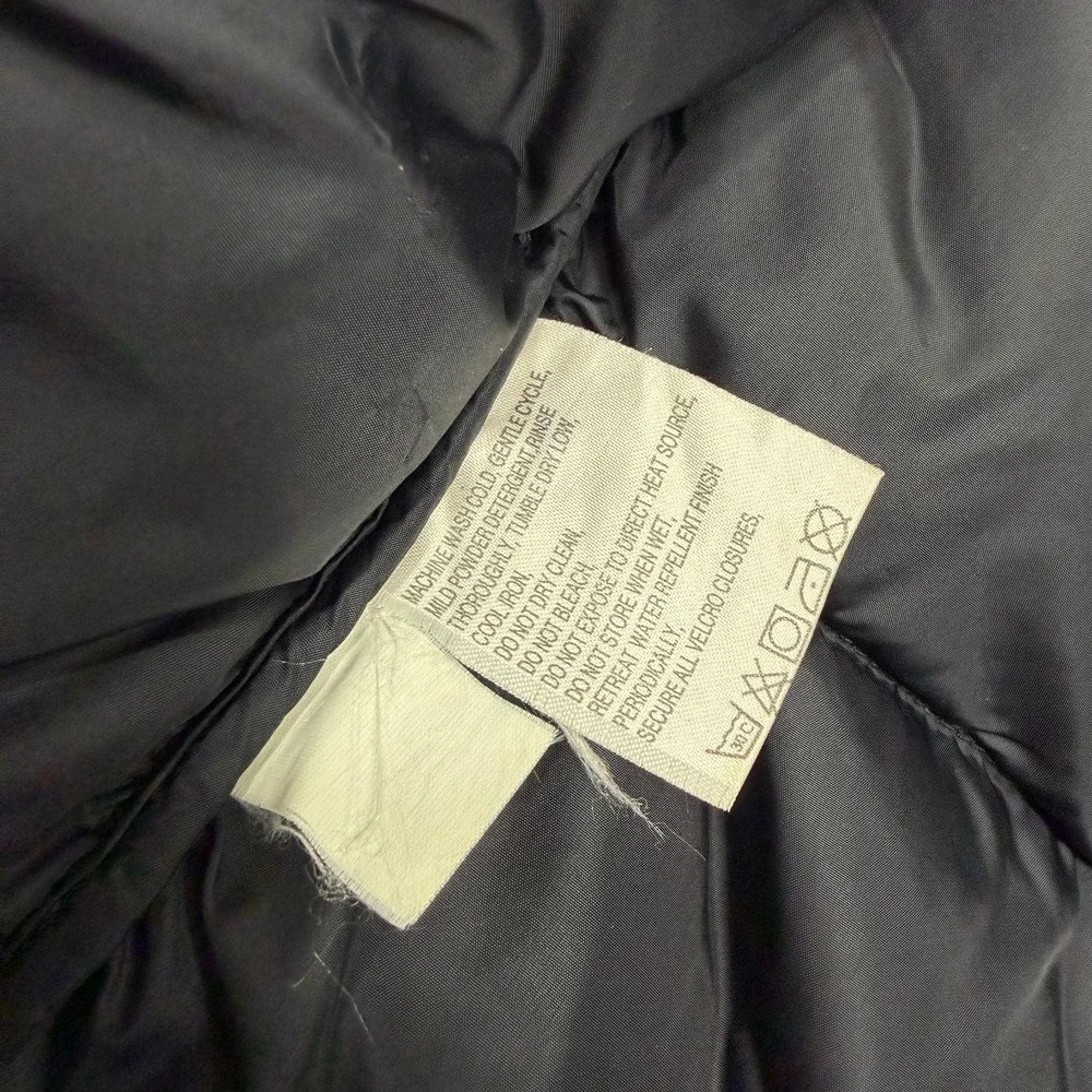 Vintage The North Face Puffer Down Nuptse Vest Mens L Black Stow Pocket Gore Tex